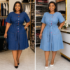5960 JEANS DRESS